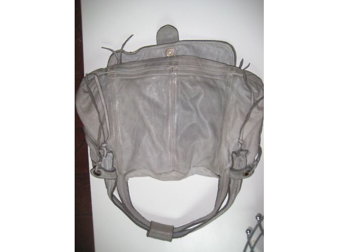 Borsa in pelle Zadig & Voltaire con borchie Grigia Grigio - vista 9