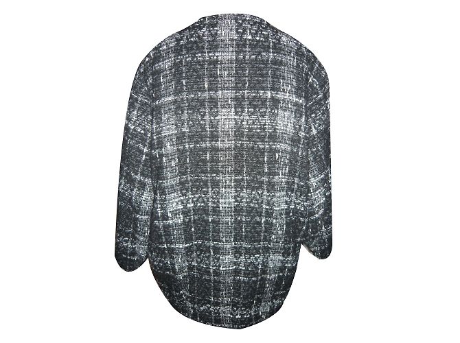 Abrigo Iro Analea a cuadros efecto tweed Multicolor - vista 2