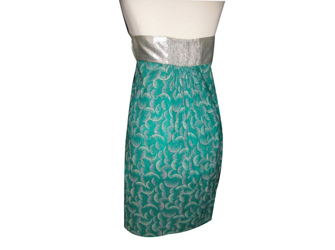 Vestido Iro de algodón verde Multicolor - vista 2