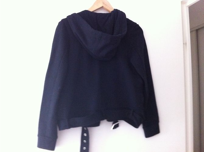 Chaqueta Perfecto de algodón negra The Kooples Negro - vista 2