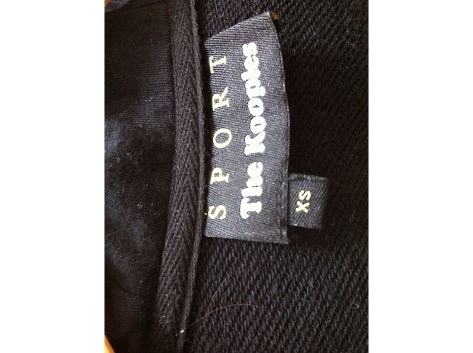 Chaqueta Perfecto de algodón negra The Kooples Negro - vista 3