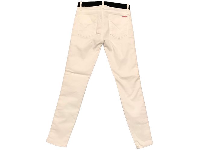 Jeans slim fit Hudson nero e bianco - vista 2