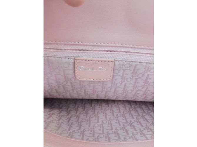 Dior Lady Dior Borsa in pelle rosa - vista 5