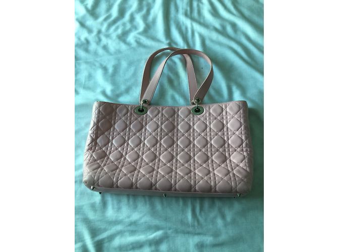 Dior Lady Dior Borsa in pelle rosa - vista 6