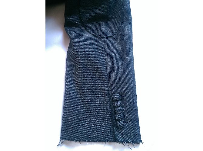 Zadig & Voltaire Blazer Jacke Dunkelgrau Wolle Anthrazitgrau - Ansicht 9