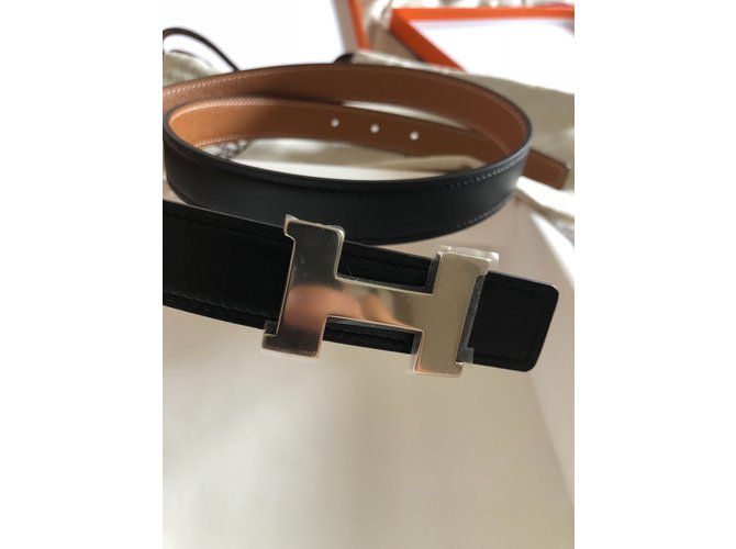 Hermès cinture Nero - vista 3