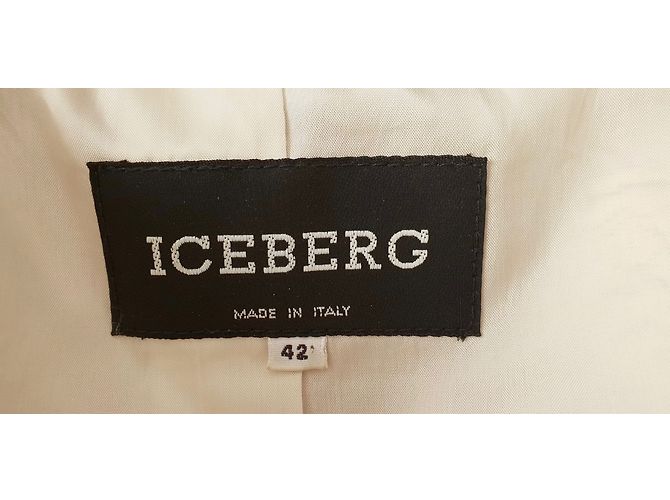Iceberg Jacke aus Wolle und Seide Gold Größe 42 Golden - Ansicht 10