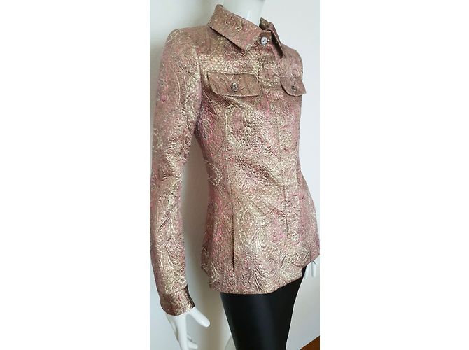 Iceberg Jacke aus Wolle und Seide Gold Größe 42 Golden - Ansicht 3