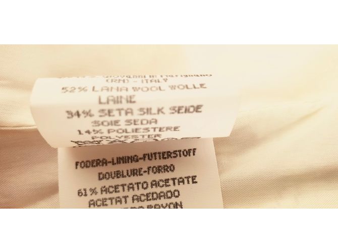Iceberg Jacke aus Wolle und Seide Gold Größe 42 Golden - Ansicht 9
