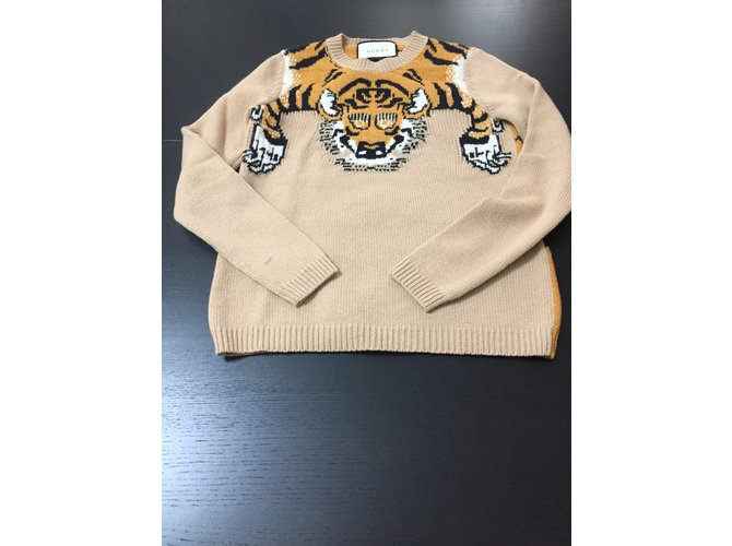 Gucci Wollpullover Beige XS - Ansicht 4