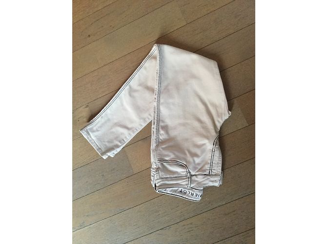 Vaqueros Claudie Pierlot Beige de Algodón 7/8 - vista 3