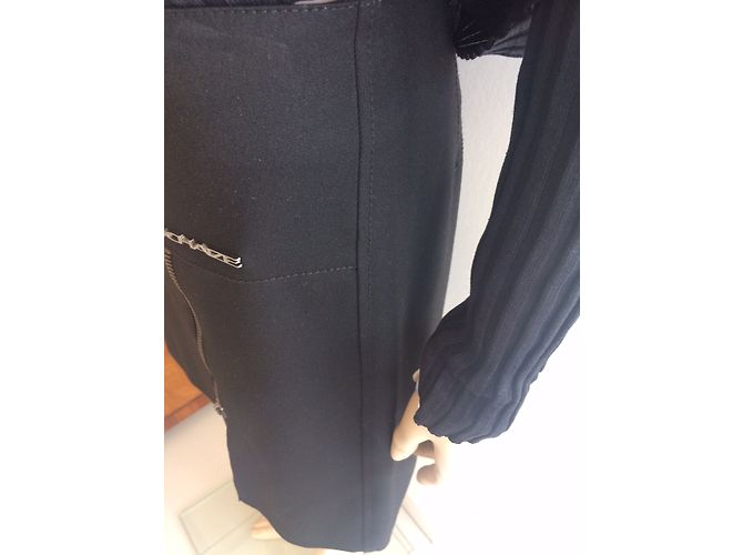 Autre Marque Falda negra Nathalie Chaize - vista 6
