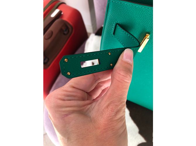 Hermès Birkin 30 Vertigo Grün - Ansicht 2