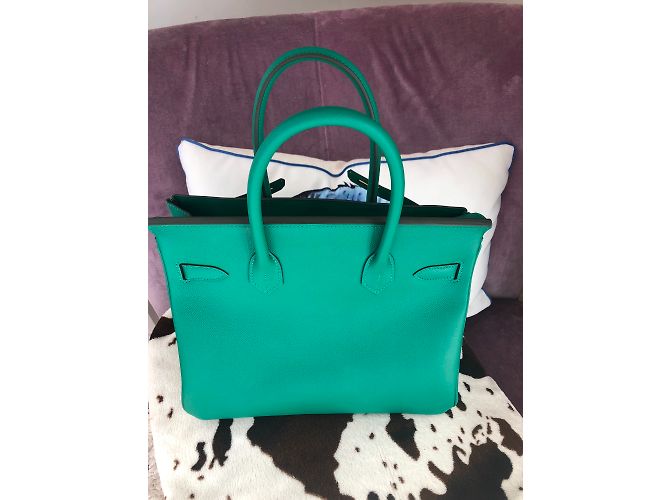 Hermès Birkin 30 Vertigo Grün - Ansicht 4