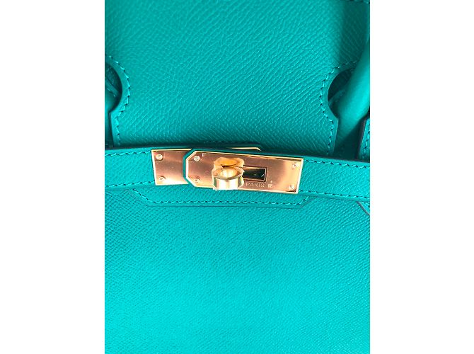 Hermès Birkin 30 Vertigo Grün - Ansicht 6