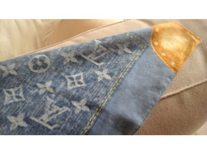 Louis Vuitton Lenços Azul - vista 2