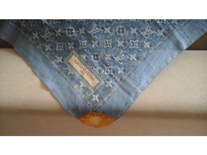 Louis Vuitton Lenços Azul - vista 4