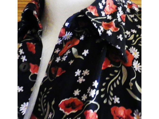 Camicia Equipment in seta multicolore - vista 4