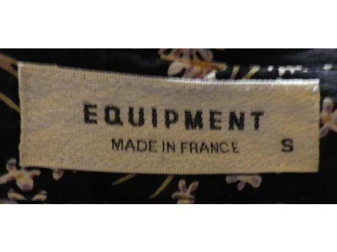 Camicia Equipment in seta multicolore - vista 5