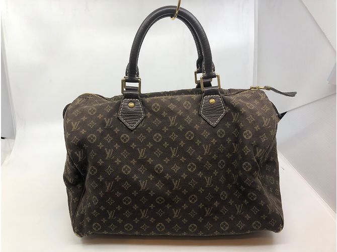 Louis Vuitton Speedy Minilin 30 Marron - vue 3