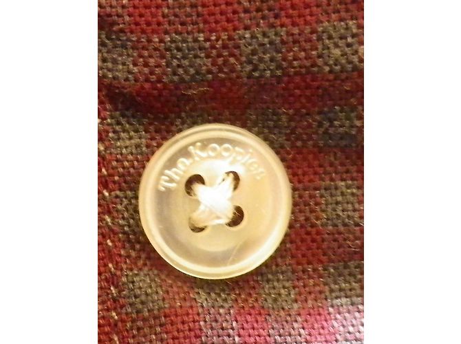 Camicia The Kooples in cotone vichy bordeaux e grigio Bordò - vista 8