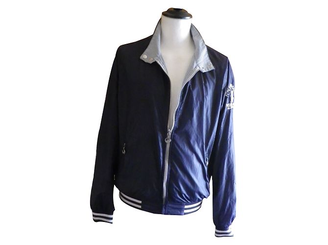 Giacca reversibile blu in cotone Redskins XL - vista 2