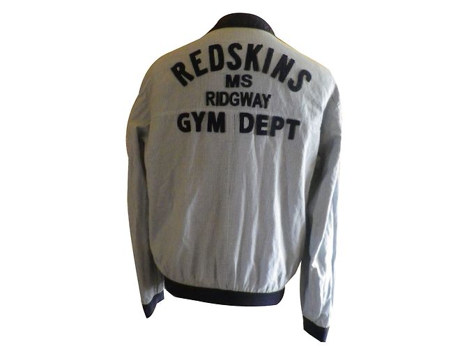 Giacca reversibile blu in cotone Redskins XL - vista 3