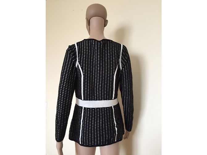 Calvin Klein Pull en maille noir acrylique L - vue 5