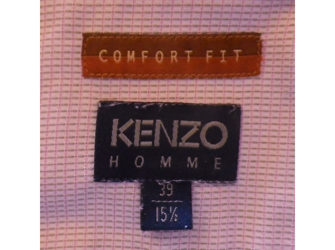 Camicia Kenzo Rosa in Cotone Taglia 39 - vista 4