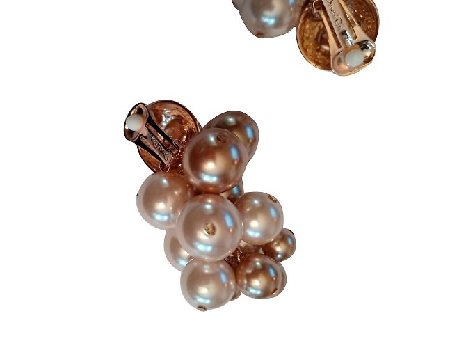 Orecchini a sfera placcati in oro Oscar de la Renta D'oro - vista 2