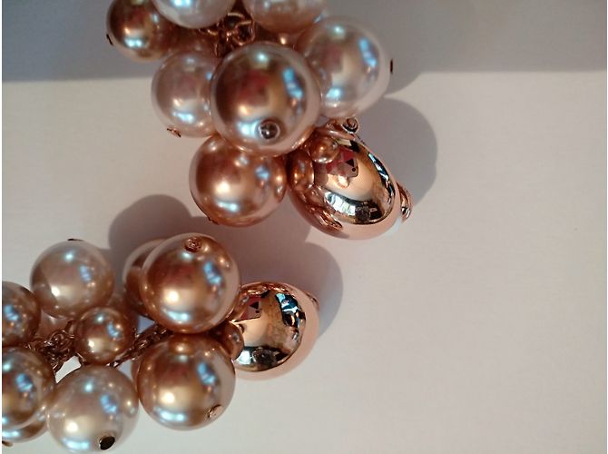 Orecchini a sfera placcati in oro Oscar de la Renta D'oro - vista 4