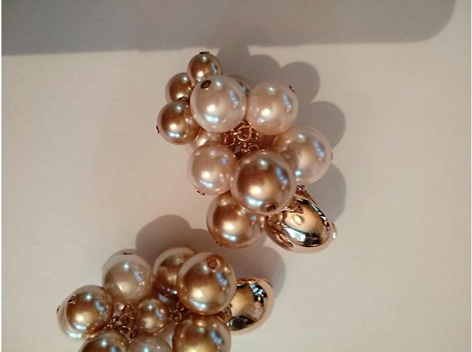 Orecchini a sfera placcati in oro Oscar de la Renta D'oro - vista 5