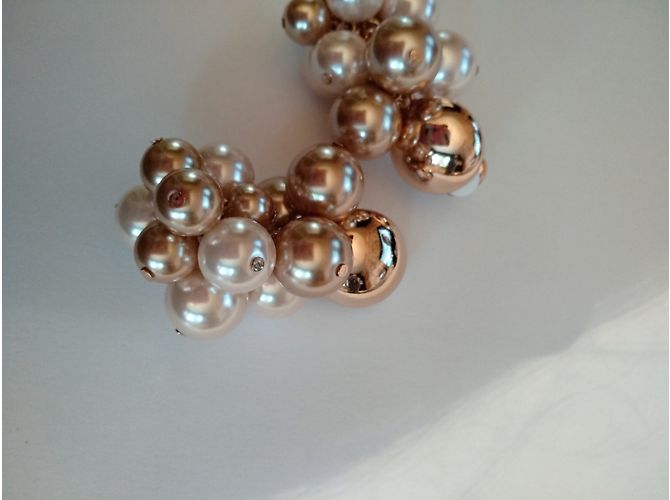 Orecchini a sfera placcati in oro Oscar de la Renta D'oro - vista 6