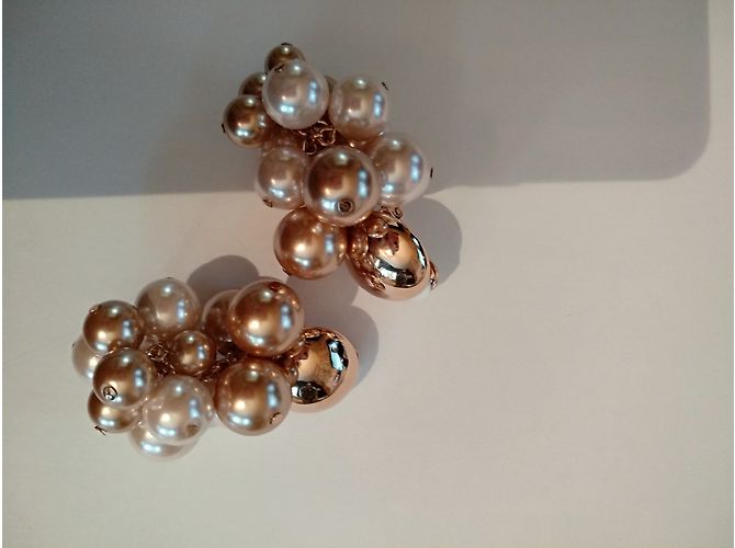 Orecchini a sfera placcati in oro Oscar de la Renta D'oro - vista 7