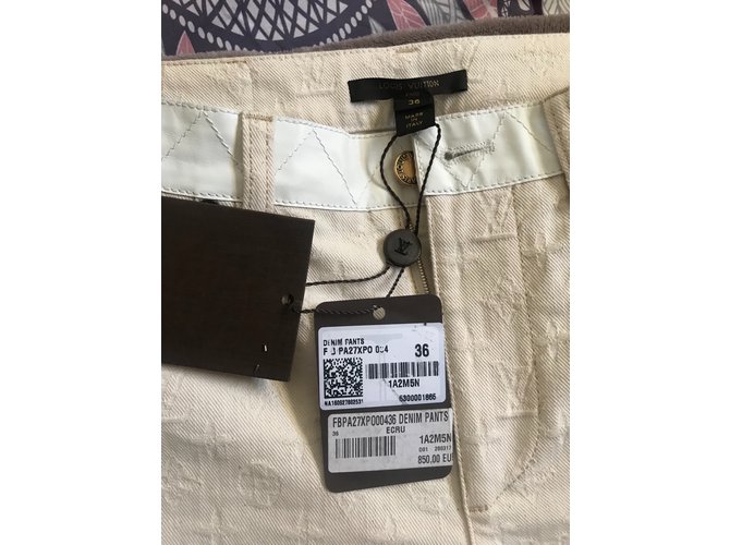 Louis Vuitton Jeans Beige - vista 2