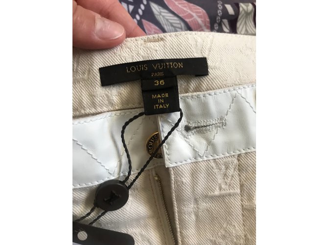 Louis Vuitton Jeans Beige - vista 4