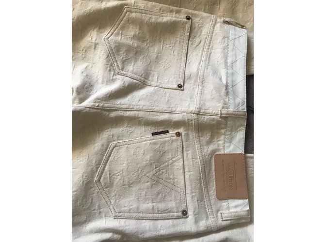 Louis Vuitton Jeans Beige - vista 6