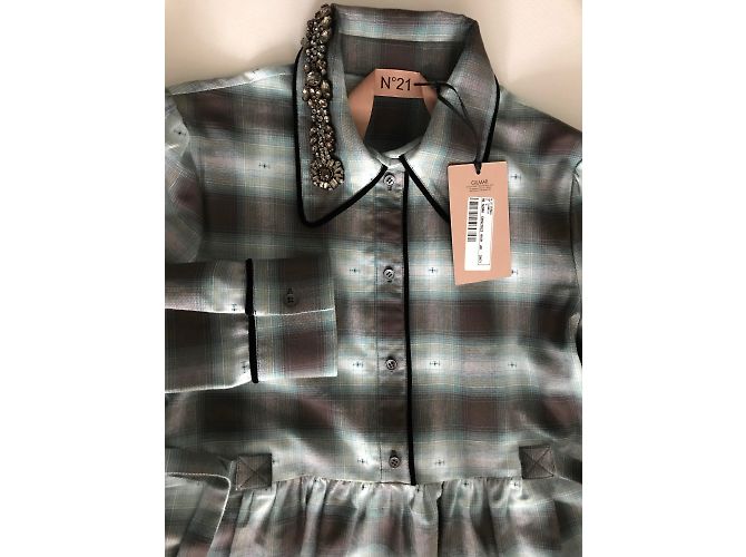 No 21 camicia / mini-abito con abbellimento Multicolore - vista 3