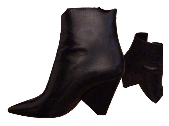 Stivaletti Niki Saint Laurent in pelle nera Nero - vista 2