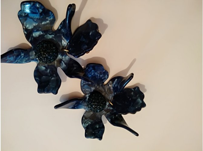 Lele Sadoughi Lilly Flower Blu - vista 3