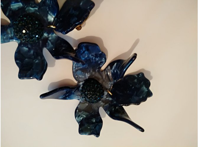 Lele Sadoughi Lilly Flower Blu - vista 4
