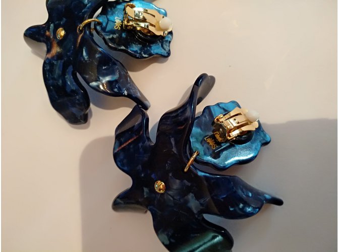 Lele Sadoughi Lilly Flower Blu - vista 5