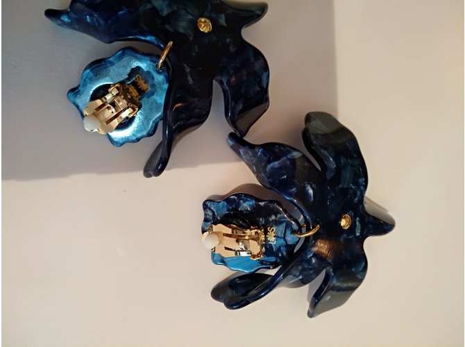 Lele Sadoughi Lilly Flower Blu - vista 6