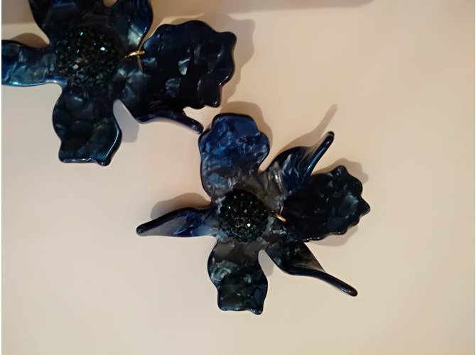 Lele Sadoughi Lilly Flower Blu - vista 7