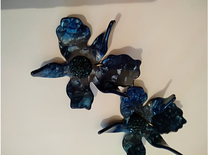 Lele Sadoughi Lilly Flower Blu - vista 8
