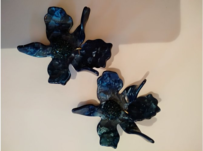 Lele Sadoughi Lilly Flower Blu - vista 9