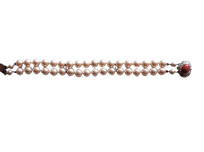 Autre Marque Braccialetti Perles de Majorque Crema - vista 2