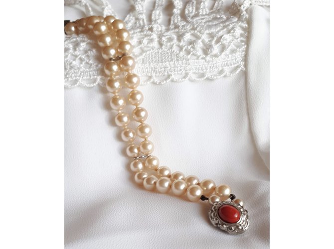 Autre Marque Braccialetti Perles de Majorque Crema - vista 3