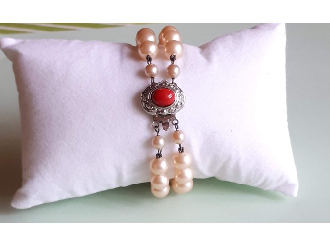 Autre Marque Braccialetti Perles de Majorque Crema - vista 9