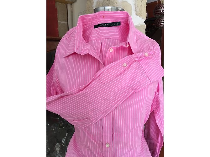 Camisa Ralph Lauren de algodón rosa - vista 3